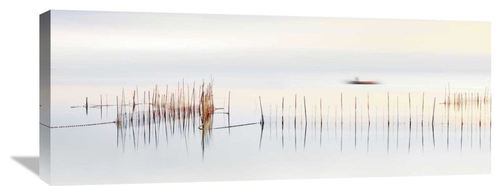 "The Boat" Stretched Canvas Giclee by Juan Luis Duran, 36x14"