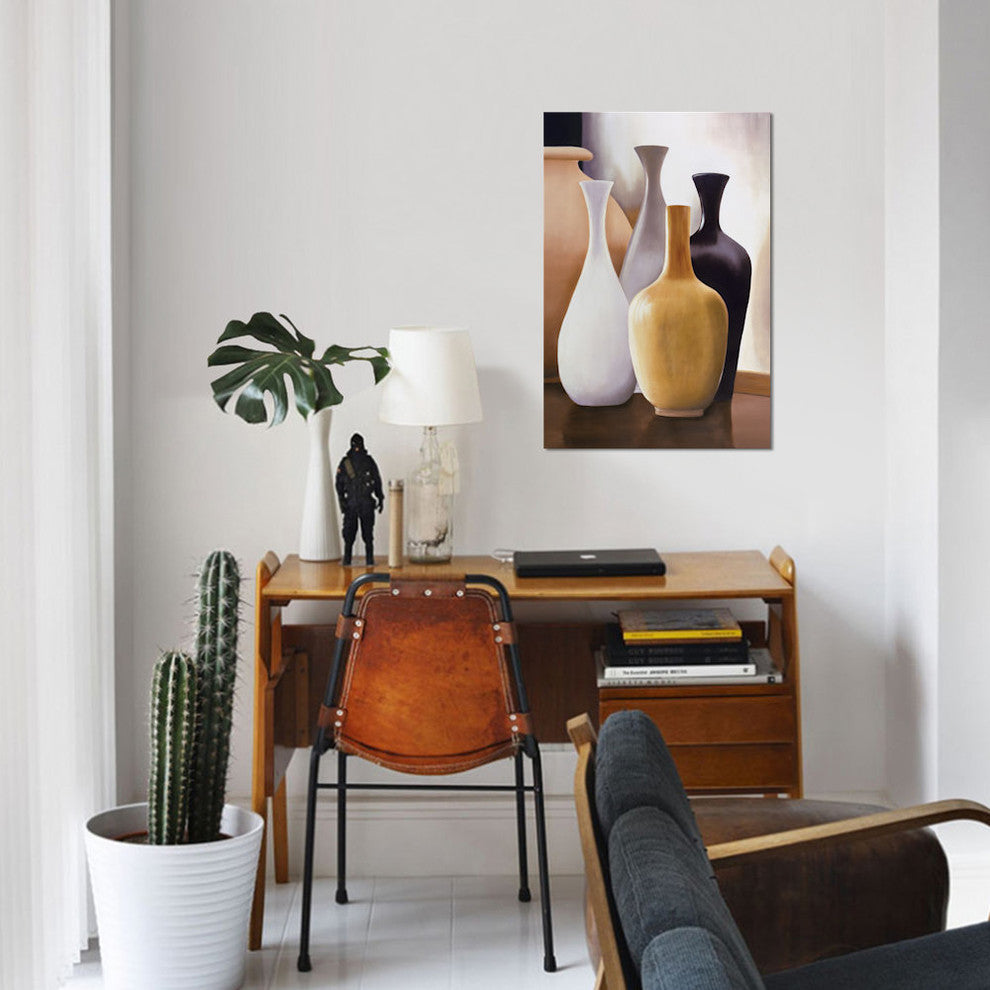 "Shapes And Reflections I" by Arlene Stevens, Canvas Print, 40"x26"