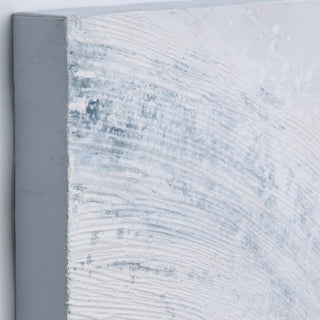 Blizzard Textured Metallic Hand Painted Wall Art by Martin Edwards