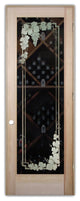 Wine Door - Vineyard Grapes Garland - Douglas Fir (stain grade) - 32" x 80"...