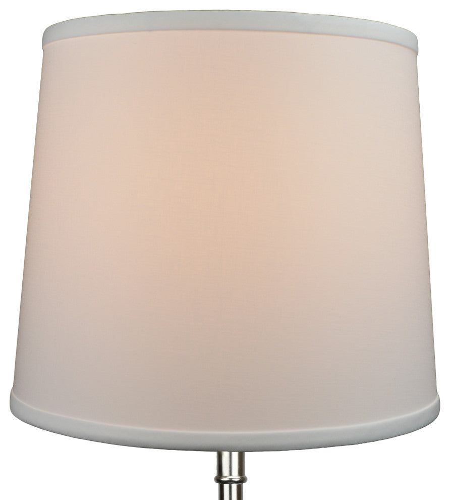 Fenchel Shades 12"x14"x12" Spider Attachment Empire Lamp Shade, Linen White