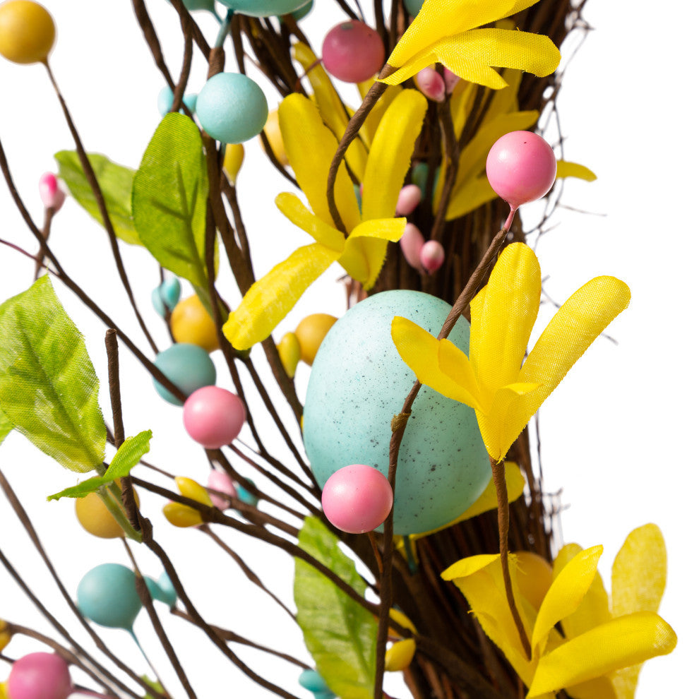 22"D Easter Egg Wreath