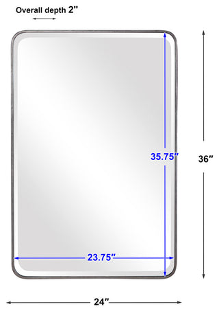 Uttermost Aramis Silver Mirror