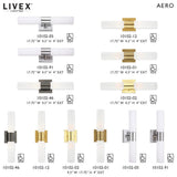 Livex Lighting Aero 2-Light ADA Bath Vanity Wall Light, Antique Brass
