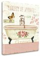"Rose Garden III Sq No Border" By Lisa Audit, Giclee on Gallery Wrap Canvas