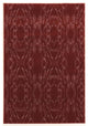 Linon Prisma Electric Machine Made Polypropylene 5'3"x7'6" Rug in Red