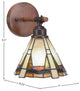 Blacksmith 1-Light Wall Sconce, Zion Art