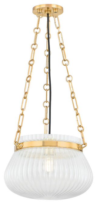 Granby 13" Wide Aged Brass Pendant