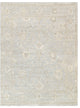 Pasargad Home Oushak Collection Light Blue Wool Area Rug, 9'10"x10'