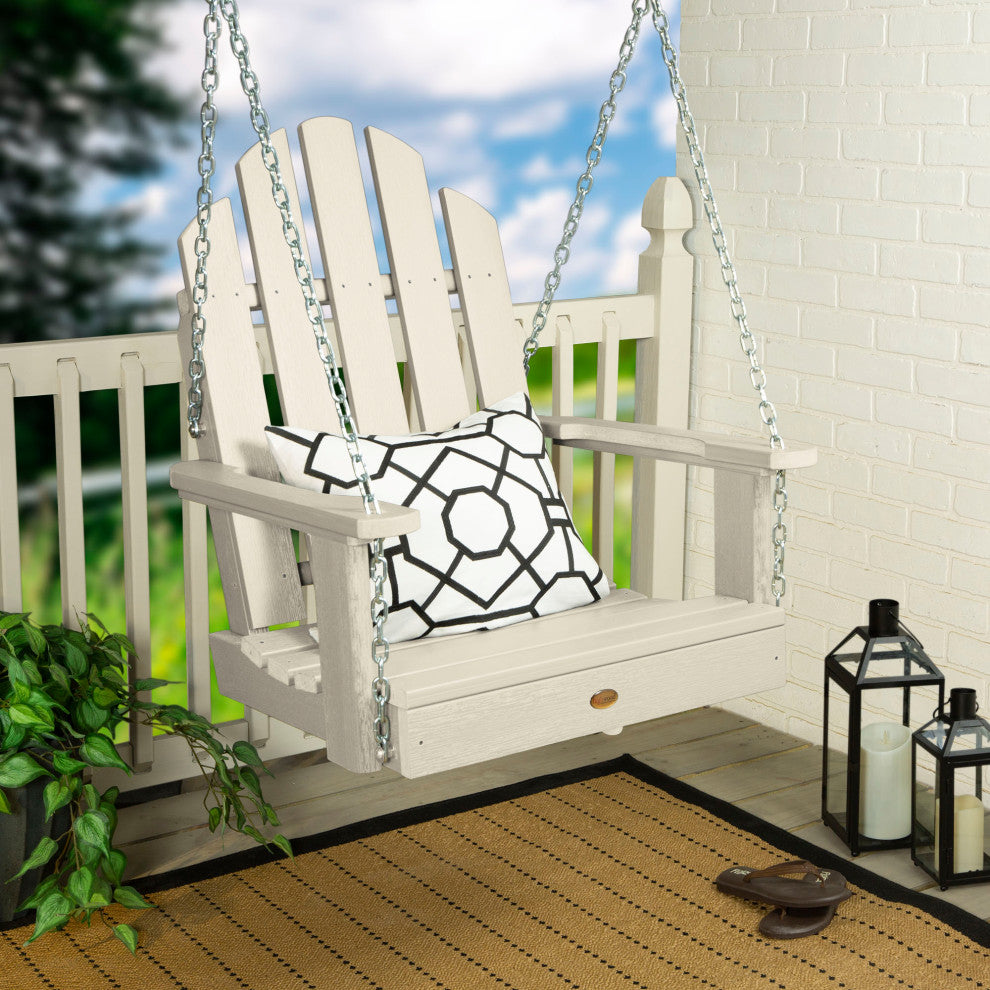 Classic Westport Single Seat Swing, Whitewash