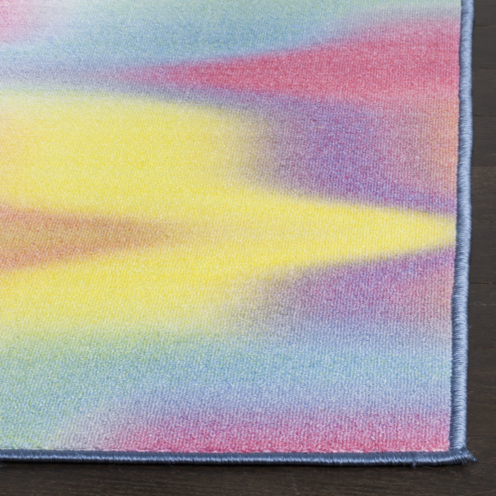 Safavieh Paint Brush Ptb117A Rug, Fuchsia/Yellow, 2'3"x8'