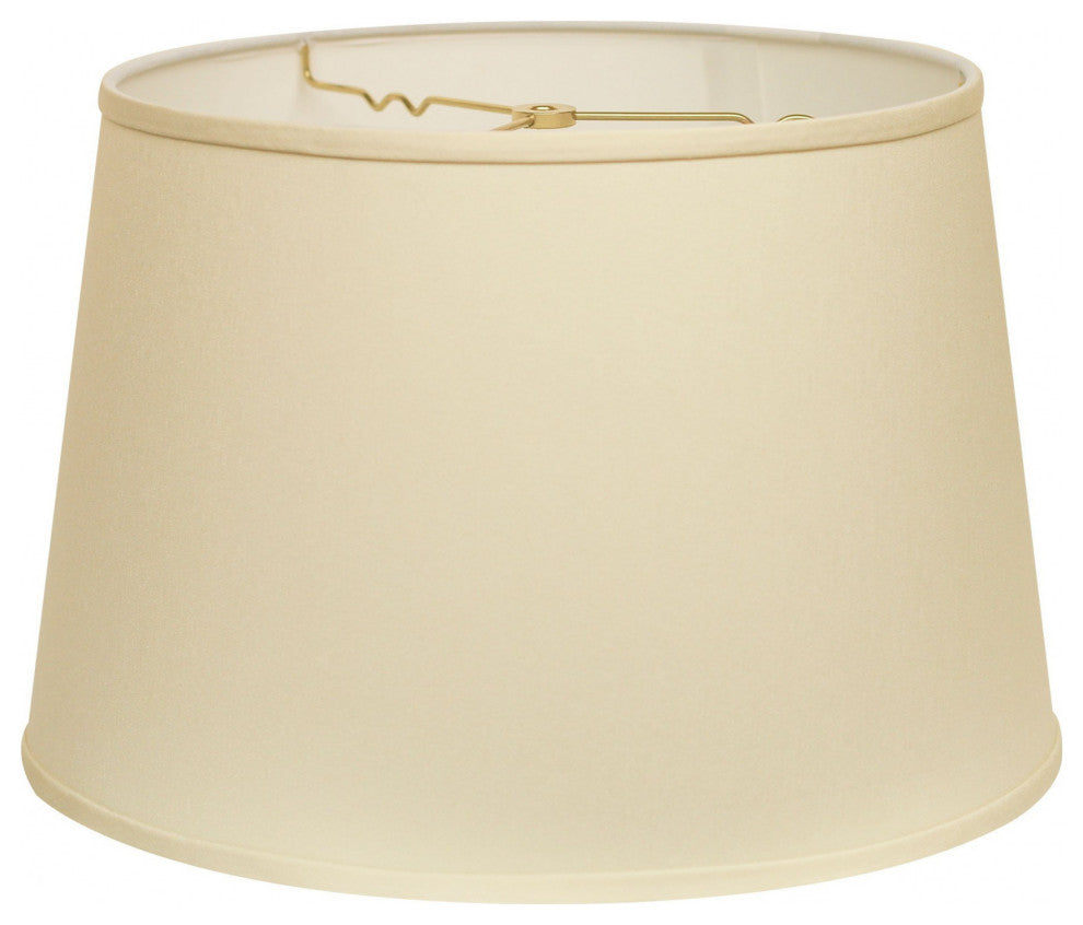 14" Ivory Rounded Empire Slanted No Slub Lampshade