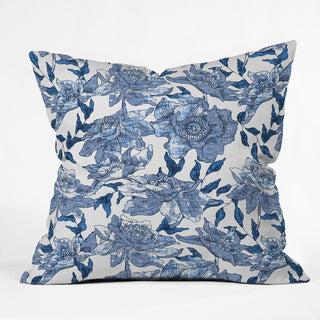 Holli Zollinger Summertime Indigo Throw Pillow