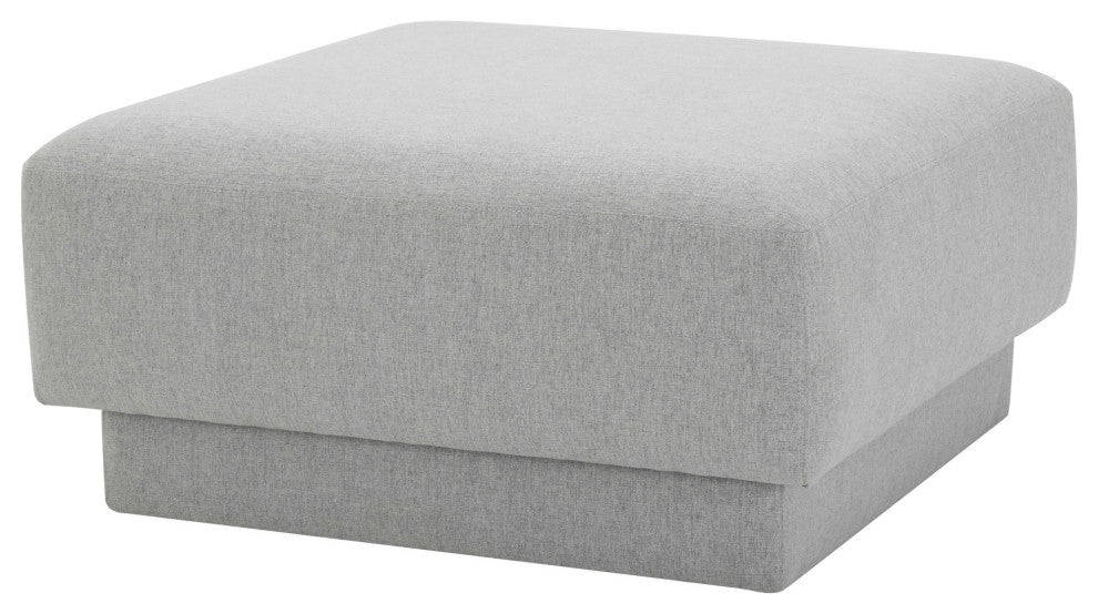 Seraphina Linen Fabric Modular Sofa Ottoman