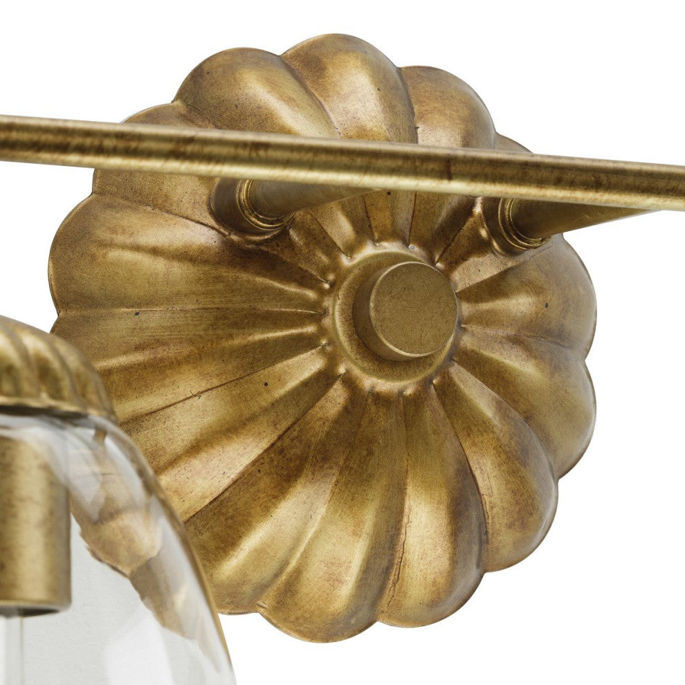 Quillan Collection Transitional Bath and Vanity Light, Gold Ombre