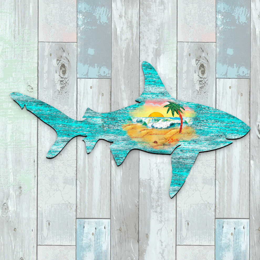 Shark Scenic Door Hanger