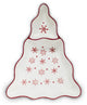 Euro Ceramica Winterfest Chip and Dip Tree Platter