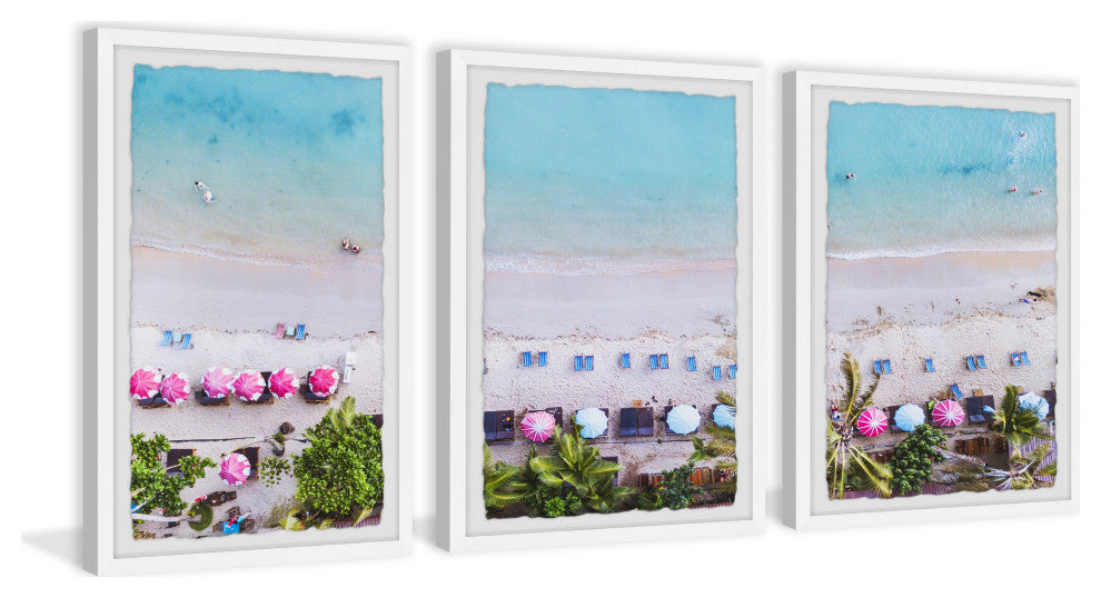 Weekend Escape Triptych, 3-Piece Set, 30x45 Panels
