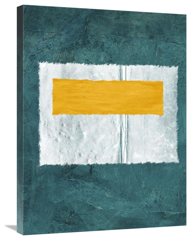 "Green And Yellow Abstract Theme 4" Fine Art Print