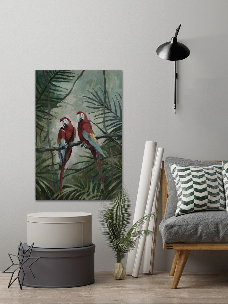 "Side by Side II" Painting Print on Wrapped Canvas, 12"x18"