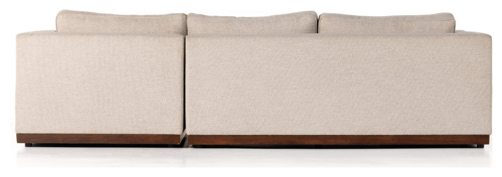Lawrence 2pc Raf Sectional-Nova Taupe
