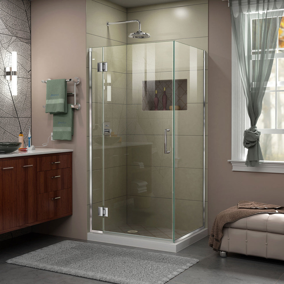 Dreamline Unidoor-X 34-3/8 Wx30"x72" Hinged Shower Enclosure