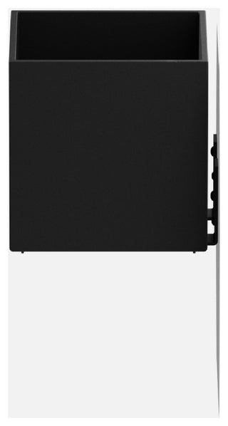 Veadek Geo Series Hanging 5" Planter, Black, 5", 2 Pack