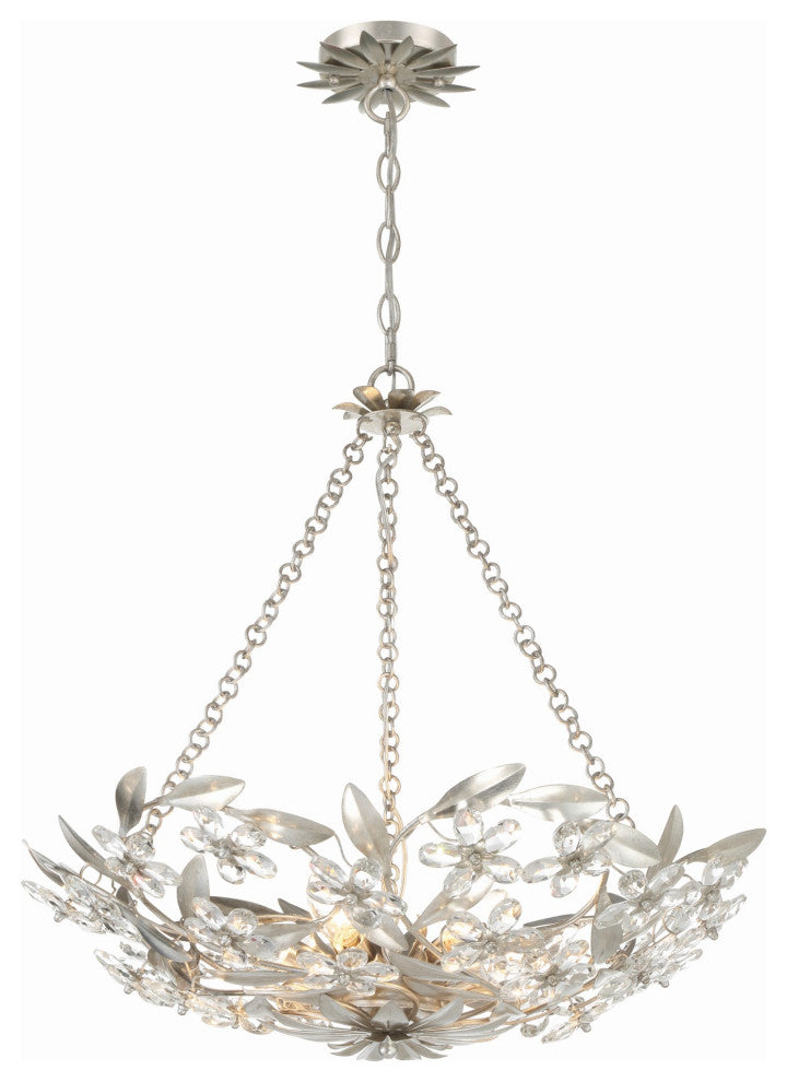 Crystorama Lighting Group MSL-306 Marselle 6 Light 24"W Taper - Antique Gold