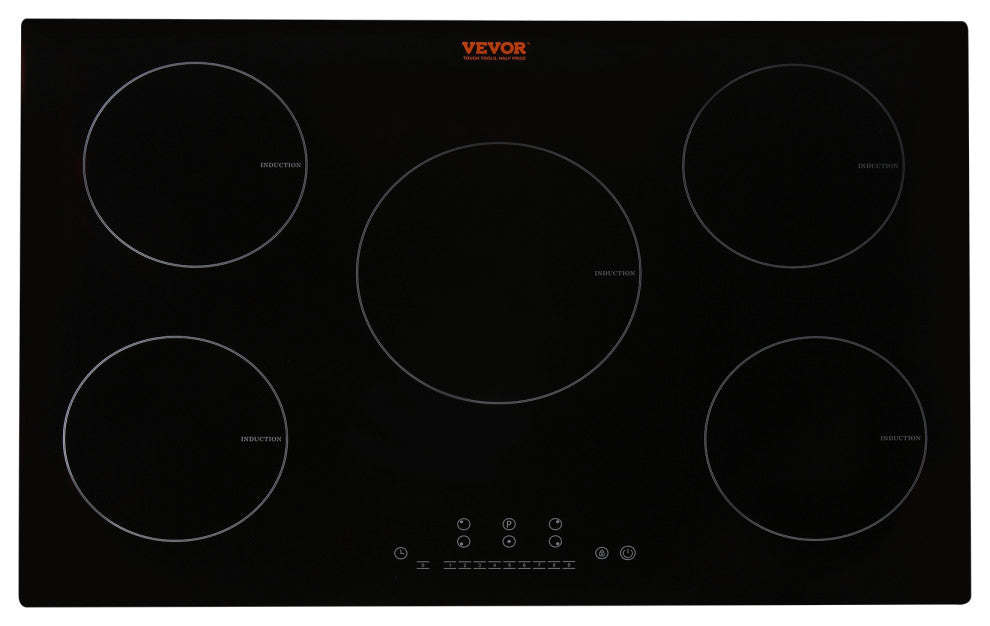 VEVOR Electric Cooktop Multi-Burners Ceramic Glass Stove Top Touch Control