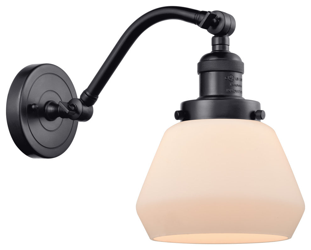 INNOVATIONS LIGHTING 515-1W-BK-G171 Fulton 1 Light Sconce