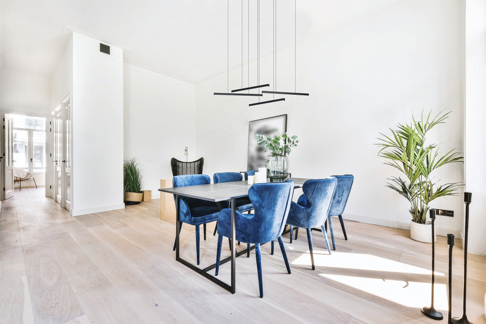 Lindoza 4-Light Pendant, Integrated LED, Matte Black Finish