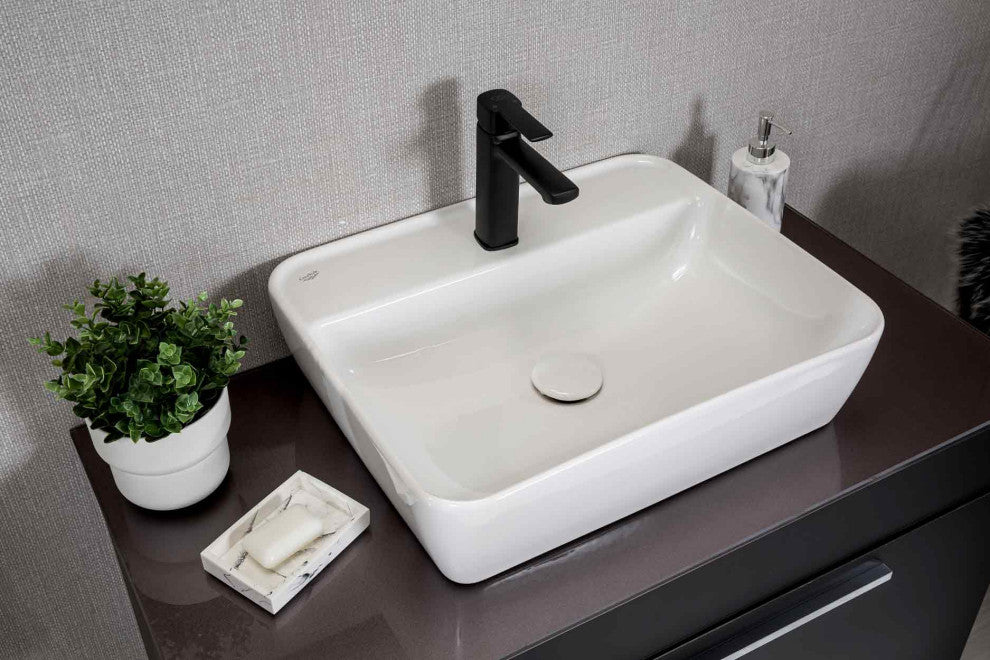 Luka Collection Black Bathroom Vanity With Sink, Mirror, Countertop, 40