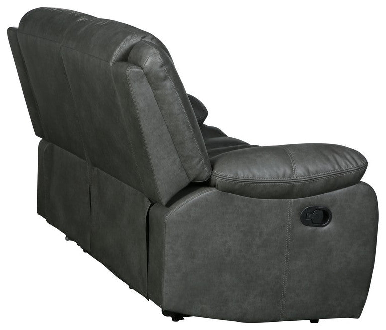 Arlington Leather Air Reclining Loveseat Gray