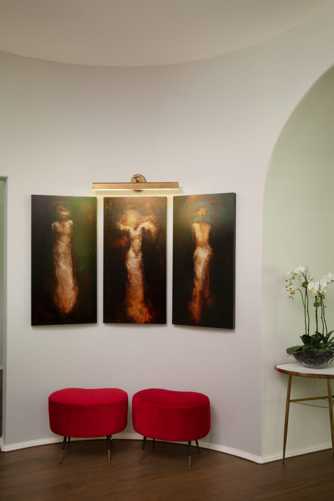 Hinkley 30" Arti Large Accent Light, Heritage Brass