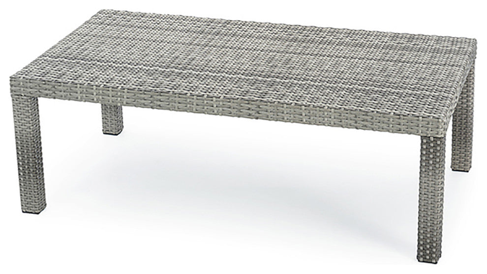 Cannes 6 Piece Sunbrella Outdoor Love and Club Seating Set, Charcoal Gray