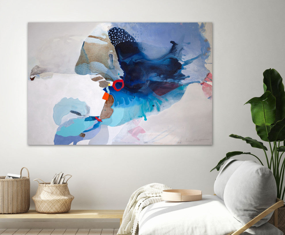 Ocean Tides - 72 x 48 by Lina Alattar