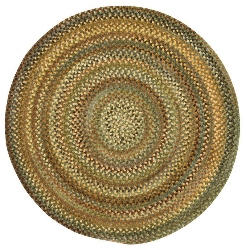 Capel Eaton Green 0442_200 Braided Rugs - 8' 6" Round