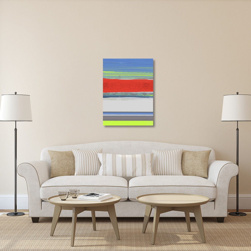 "Abstract  Blue View 4" Fine Art Print