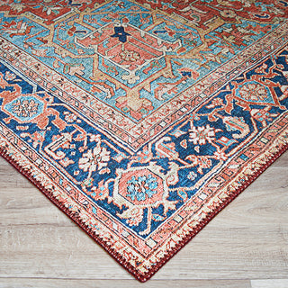 Couristan Pasha Heriz Ruby Area Rug, 5'x8'
