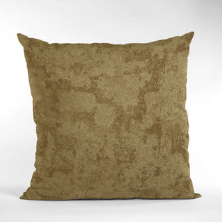Burnished Bronze Hidden Map Textured Gound Cloth With Diamond Pattern, 16"x16"