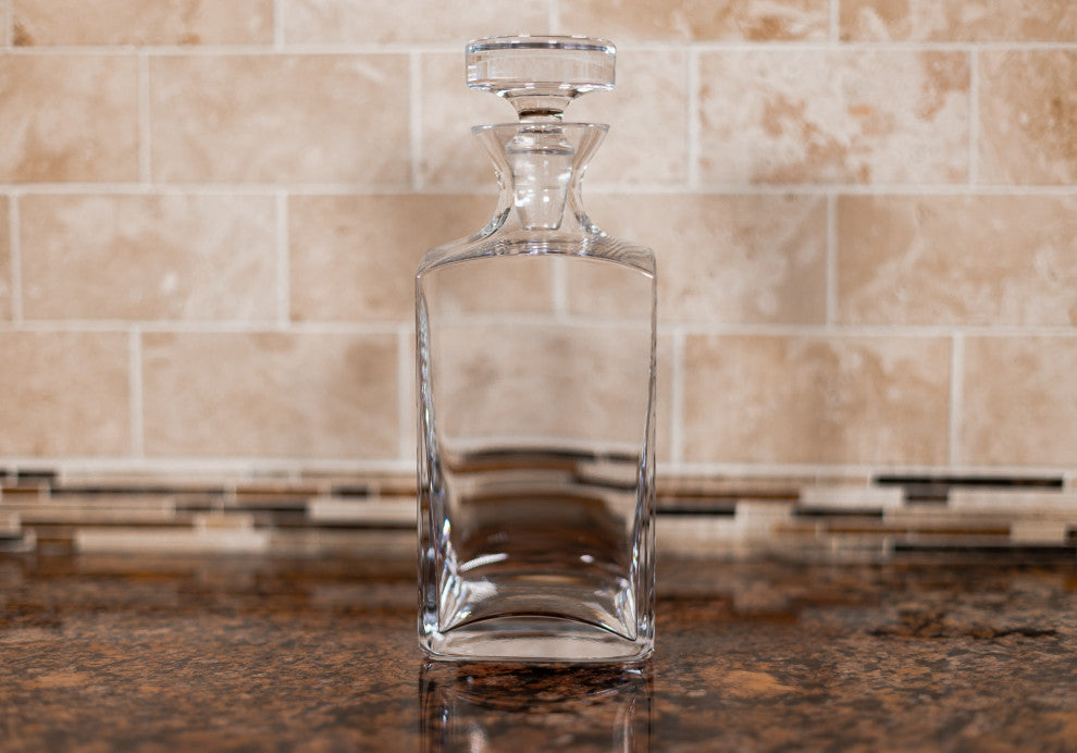 Badash K2234 European Mouth Blown Scotch Whiskey Lead Crystal Decanter