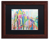 Lauren Moss 'Glint of Gold' Art, Wood Frame, Black Matte, 14"x11"