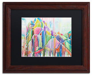 Lauren Moss 'Glint of Gold' Art, Wood Frame, Black Matte, 14"x11"