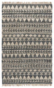 Classic Home Solana Distressed Black Natural 8x10 Rug