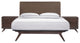 Modway Tracy 3 Piece Queen Bedroom Set, Cappuccino Brown