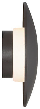 Modern Forms Circle 10" LED Outdoor Wall Light, Bronze