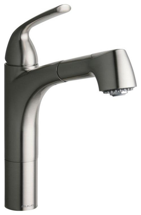 Elkay 11" Single Handle Deck Mount Pullout Spray Kitchen Faucet, LKGT1041CR