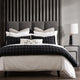 Windowpane Plaid Comforter Set, 3PC, Black, Twin