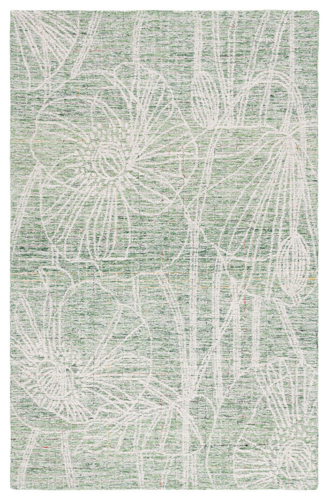 Safavieh Metro Collection MET875Y Rug, Green/Ivory, 8' x 10'