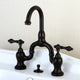 Kingston Brass Bathroom Faucet With Brass Pop-Up, Oil Rubbed Bronze